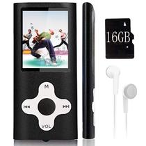 Leitor MP3 Xidehuy 16GB de cartão de memória com ecrã LCD de 1,8" Leitor MP3 Xidehuy 16GB de cartão de memória com ecrã LCD de 1,8"