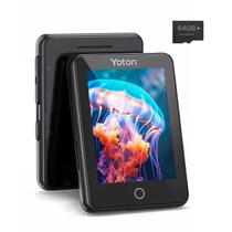 Leitor MP3 YOTON 80GB com Bluetooth 5.2 e Tela Touchscreen 2.4"