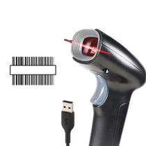 Leitor Para Código de Barras e QR Code 1D E 2D Sensor LED Conexão USB Escaneador Comércio Mercado - EMB-UTILIT