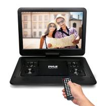 Leitor portátil de CD/DVD Pyle com tela HD de 15,6 polegadas com acesso.