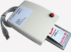 Leitor USB para PCMCIA, PC card ATA, flasdisk, ATA Flash Storage