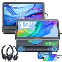 Leitores duplos de DVD para carro GonaVidio de 12" com HDMI, bateria de 5 horas Leitores duplos de DVD para carro GonaVidio de 12" com HDMI, bateria de 5 horas