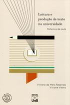 Leitura e Produção de Texto na Universidade - Roteiros de Aula