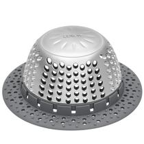 LEKEYE Protetor de Ralo em Aço Inoxidável em Forma de Cúpula para Captura de Cabelos LEKEYE Protetor de Ralo em Aço Inoxidável em Forma de Cúpula para Captura de Cabelos