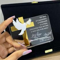 Lembrança Batizado Acrilico - 5 un