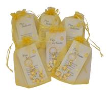 Lembrança de Batizado kit com 6 unidades cartão pingente e chaveiro AR5501-2