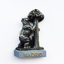 Lembrança de urso e medronheiro de Madrid com ímã de geladeira Lembrança de urso e medronheiro de Madrid com ímã de geladeira