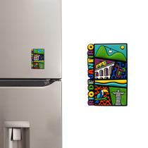 Lembrança Turística Arcos Da Lapa Rio De Janeiro Imã Decorativo Em Quadro Lembrança Turística Arcos Da Lapa Rio De Janeiro Imã Decorativo Em Quadro