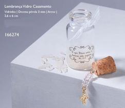 Lembrança vidro casamento