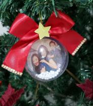 Lembrancinha Bola de acrílico Natal 1uni