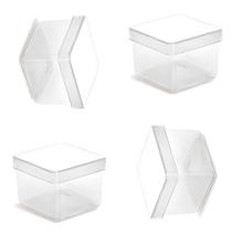 Lembrancinha Caixa Acrilica 5x5cm Cristal 10 Un