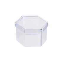 Lembrancinha Caixa Acrilica Sextavada 4x4cm 10 Un Lembrancinha Caixa Acrilica Sextavada 4x4cm 10 Un