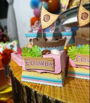 Lembrancinha Caixa Temática Moana Super Luxo 1uni