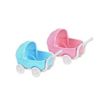 Lembrancinha Carrinho de Bebê Miniatura - 5 Unidades