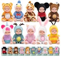Lembrancinha cha de bebe 6 Mini Bonecas Realistas Doll Lovely Coleção -