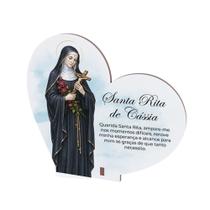 Lembrancinha Coração Católico Em MDF Para Catequese E Comunhão Santa Rita de Cássia Lembrancinha Coração Católico Em MDF Para Catequese E Comunhão Santa Rita de Cássia