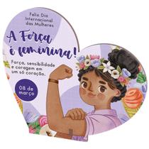 Lembrancinha de Coração MDF _ Dia das Mulheres