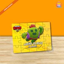 Lembrancinha De Festa Quebra Cabeça Brawl Star Spike Lembrancinha De Festa Quebra Cabeça Brawl Star Spike