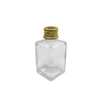 Lembrancinha De Vidro 30ml Tampa Aluminio Dourada Furada 5 Un Lembrancinha De Vidro 30ml Tampa Aluminio Dourada Furada 5 Un