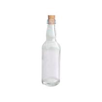 Lembrancinha Garrafa De Vidro 50ml Tampa Rolha 10 Un