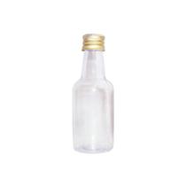 Lembrancinha Garrafa Pvc 50ml Tampa Aluminio Ouro 10un Lembrancinha Garrafa Pvc 50ml Tampa Aluminio Ouro 10un