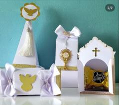Lembrancinha Kit Batizado Super Luxo 10uni