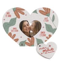 Lembrancinha Mini Porta Retrato e Chaveiro Dia das Mães