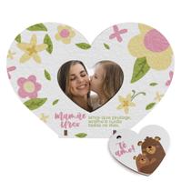 Lembrancinha Mini Porta Retrato e Chaveiro Dia das Mães