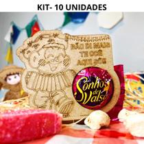 Lembrancinha Porta bombom Cascão para festa junina São joão