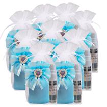 Lembrancinha Sachê Perfumado Azul Bebê Cetim com Refil (5unid) Ref.AC-02