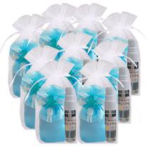 Lembrancinha Sachê Perfumado Azul Bebê Cetim com Refil (5unid) Ref. AC-05