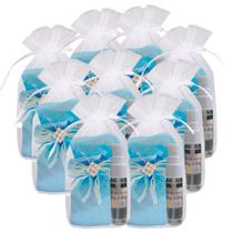 Lembrancinha Sachê Perfumado Azul Bebê Cetim com Refil (5unid) Ref.AC-07