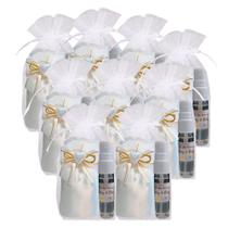 Lembrancinha Sachê Perfumado Branco Cetim com Refil (5unid)