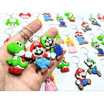 lembrancinha Super Mario 10un Chaveiro Princesa Peach Yoshi luigi