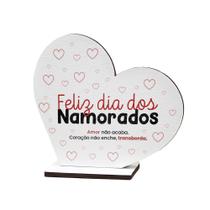 Lembrancinhas Coração MDF Feliz dia dos Namorados