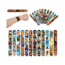 Lembrancinhas De Aniversário Infantil: Pulseiras Slap Italian Brainrot Tung Tung Sahur Tralalo Para