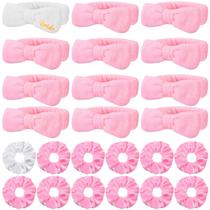 Lembrancinhas de despedida de solteira Wavwavw 12 Bride Headband 12 Scrunchies Lembrancinhas de despedida de solteira Wavwavw 12 Bride Headband 12 Scrunchies