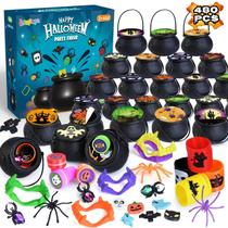 Lembrancinhas de festa de Halloween Letapapa 480 unidades para crianças com caldeirão de bruxas Lembrancinhas de festa de Halloween Letapapa 480 unidades para crianças com caldeirão de bruxas