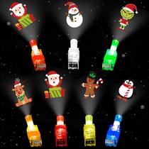 Lembrancinhas de festa de Natal COKOKA LED Light Up Finger Lights x36