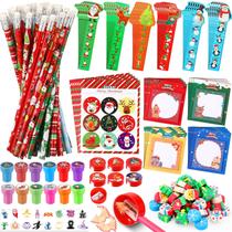 Lembrancinhas de festa de Natal PerKoop 336 unidades para crianças com papelaria
