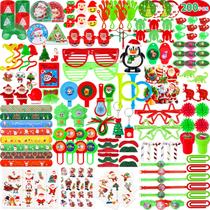 Lembrancinhas de festa de Natal Thuodo, 200 unidades, sortimento, brinquedos para crianças Lembrancinhas de festa de Natal Thuodo, 200 unidades, sortimento, brinquedos para crianças