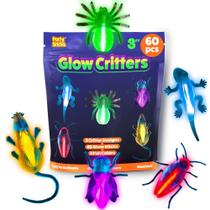 Lembrancinhas de Festa Glow Sticks e Glow Critters - 60 Unidades - Halloween