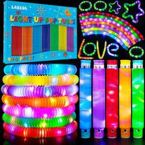 Lembrancinhas de festa Label Glow Sticks Light Up Pop Tubes Kids 8-12