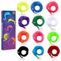 Lembrancinhas de festa Zalmoxe Fuzzy Worms para festa infantil (12 minhocas) Lembrancinhas de festa Zalmoxe Fuzzy Worms para festa infantil (12 minhocas)