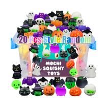 Lembrancinhas De Halloween: 20 Peças De Brinquedos Kawaii Squishies Mochi Para Sacolas De Presente,