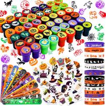 Lembrancinhas de Halloween Thuodo 264 unidades para crianças com selos e muito mais Lembrancinhas de Halloween Thuodo 264 unidades para crianças com selos e muito mais