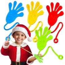 Lembrancinhas de Natal Sticky Hands, 40 unidades para crianças de 23 cm de comprimento Lembrancinhas de Natal Sticky Hands, 40 unidades para crianças de 23 cm de comprimento