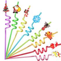 Lembrancinhas de Natal TMGIDRI - Kit com 24 Canudos para Crianças Lembrancinhas de Natal TMGIDRI - Kit com 24 Canudos para Crianças