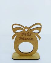 Lembrancinhas Porta Bombom Ovo De Páscoa Laço Mdf 5pcs