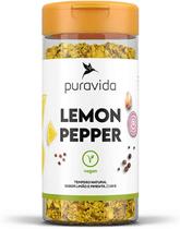 Lemon Pepper - Tempero Natural Vegano 130g - Puravida - Pura Vida